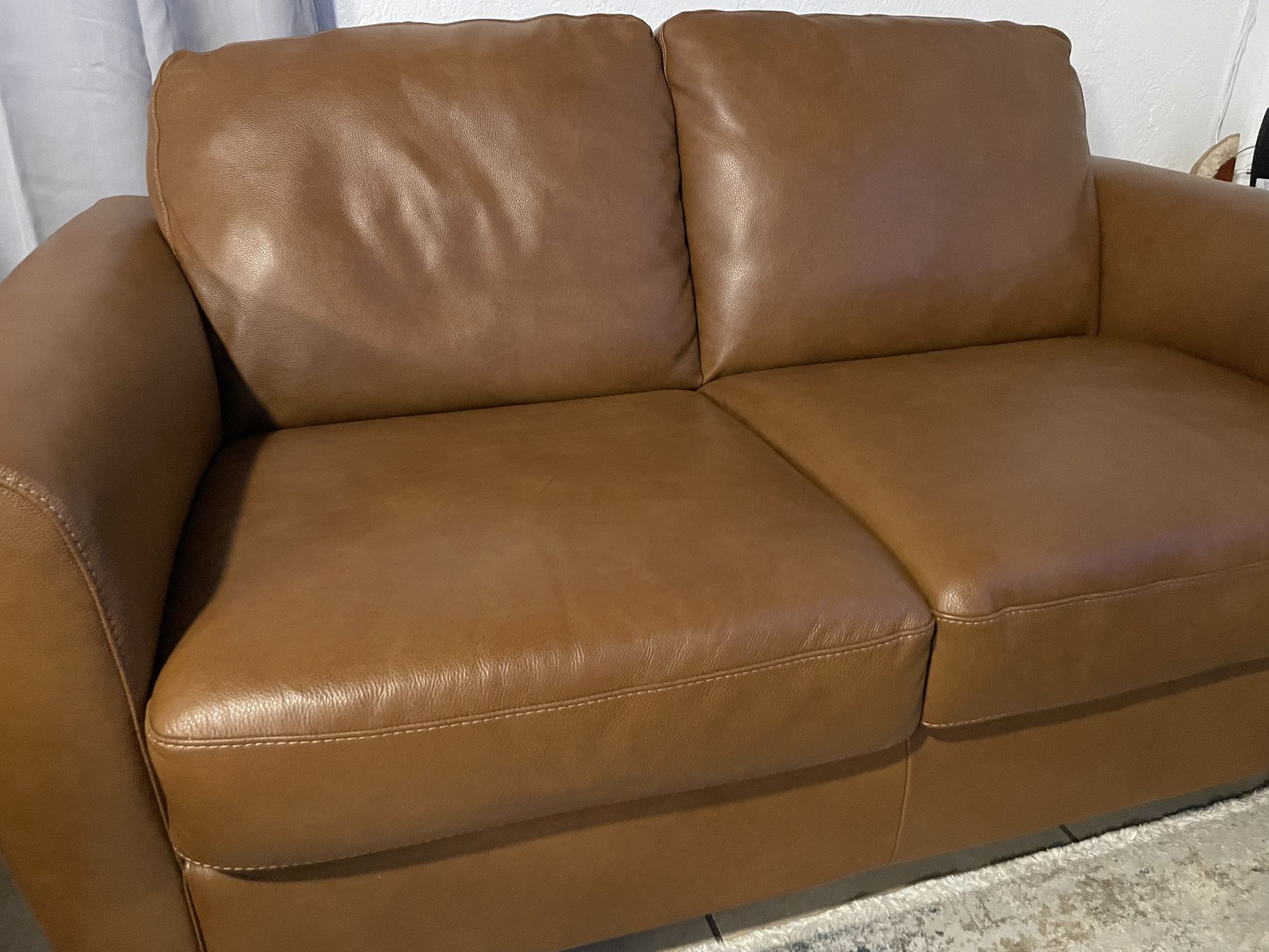 Set of 2, Italian Leather sofas 