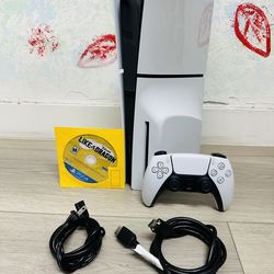Sony PlayStation 5 Slim - 1TB , Bonus 1 Game Like A Dragon   ( Used Very New  )