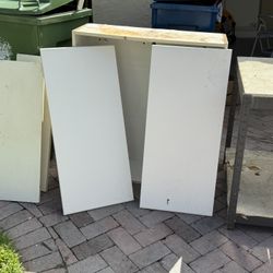 FREE Cabinet 2 Shelf With Doors- Just Repaint- Located Weston