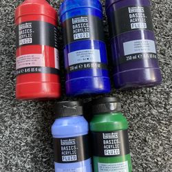 New All Shown Liquitex 8.45 & 4 Ounce Paints For $15
