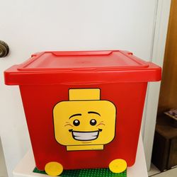 Lego Red Plastic Storage Container $25