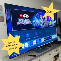 Samsung 65” QLED SMART TV