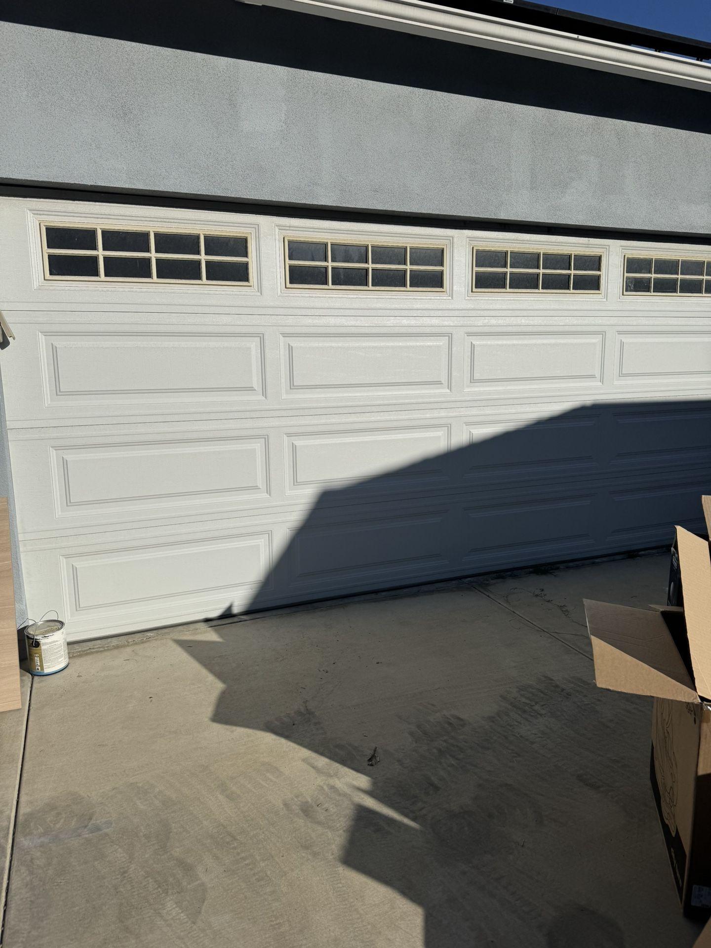 Garage Door With Window 16 Feet X 7 Feet Used