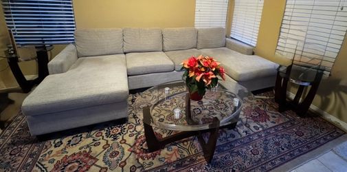 Jerome's Sectional Sofa Set with 3 Tables & 2 Lamps