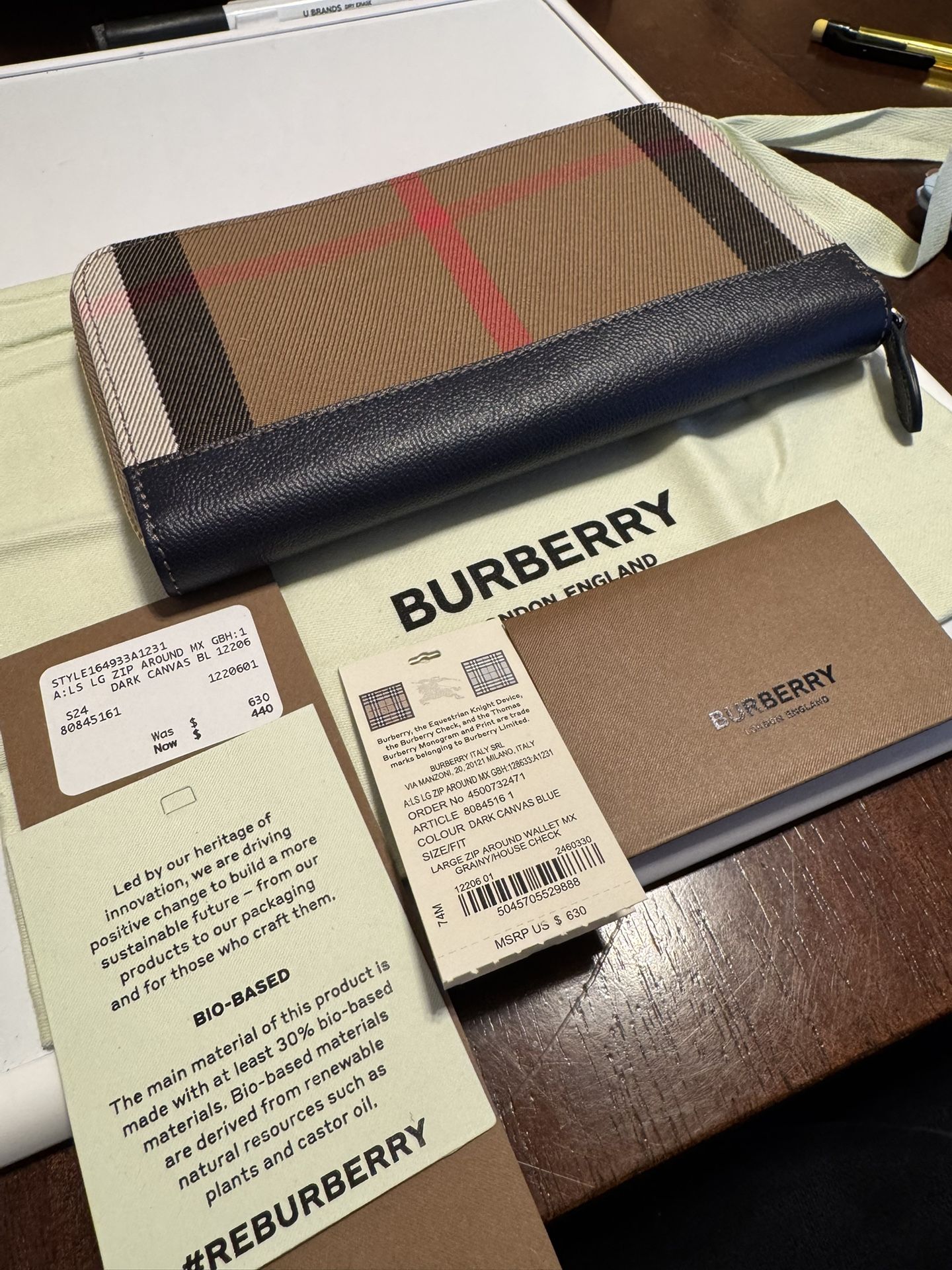 Long Leather Wallet