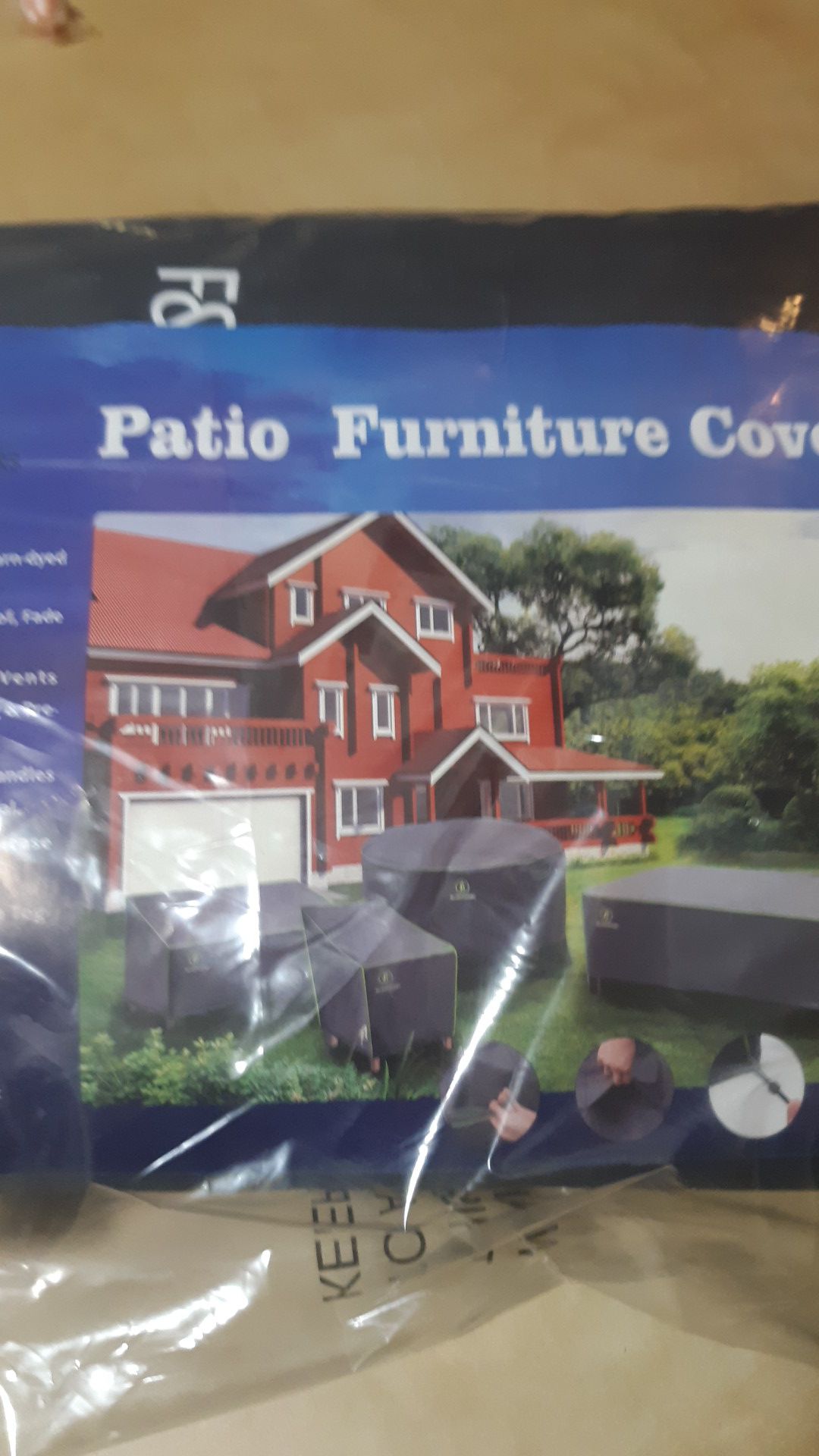 Patio couch cover