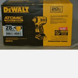 Dewalt Imapct Wrench 1/2. 20v Atomic (Tool Only)