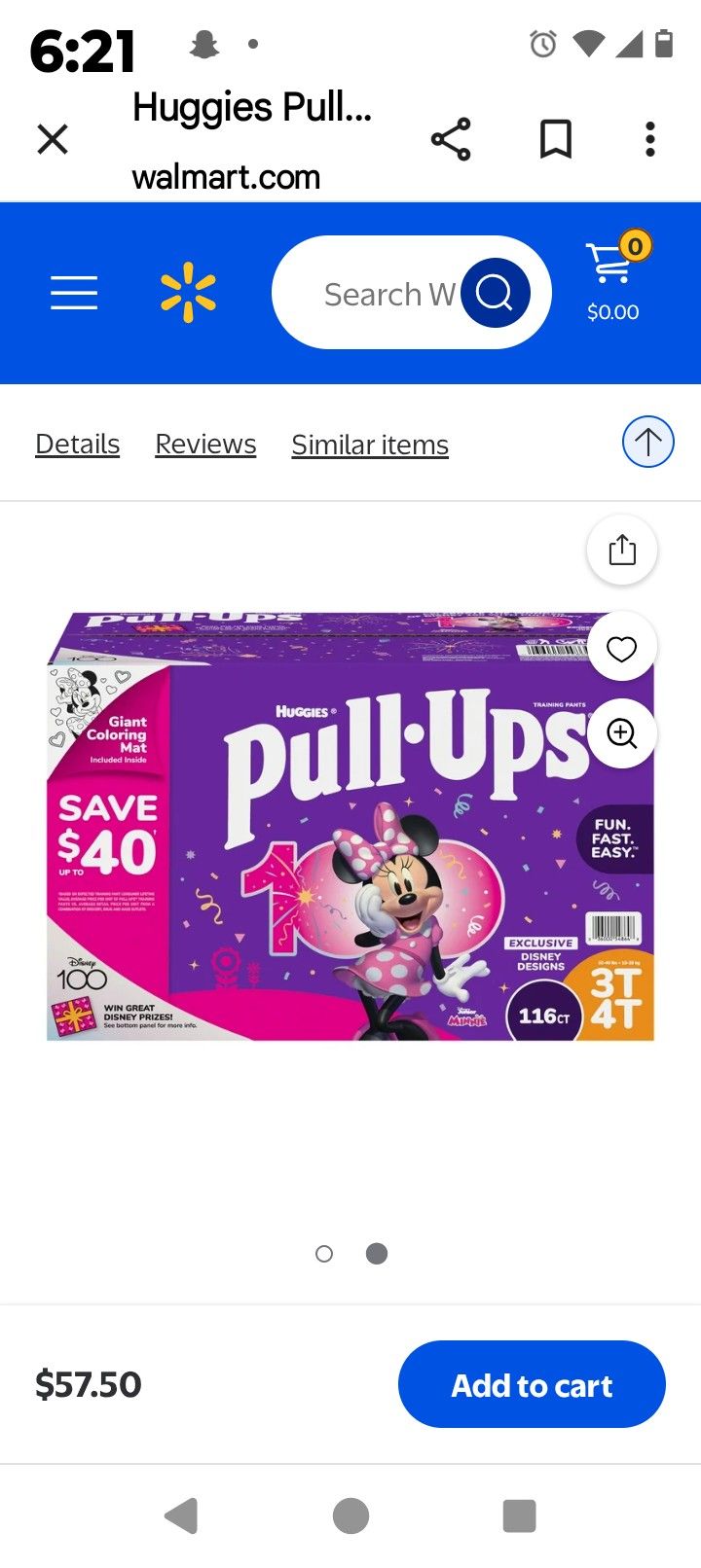Huggies Pull Ups +Plus 3t-4t