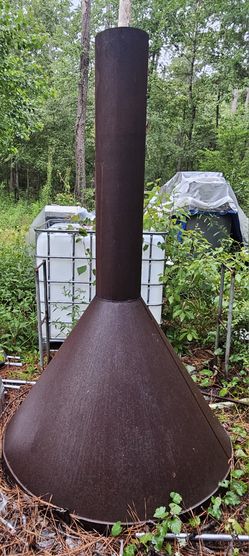 Antique Metal Outdoor Chimney