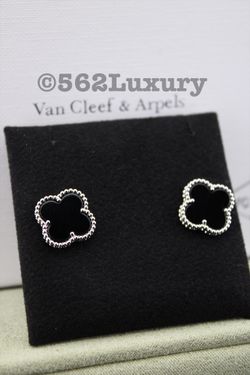 Black Van Cleef Earring