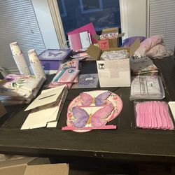 “a Butterfly Is On The Way” Baby Shower Bundle