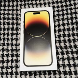 New Sealed iPhone 14 Pro Gold 256gb iOS 16.3 Unlocked 