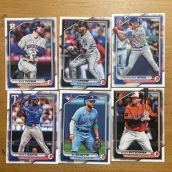 2024 BOWMAN LOT OF 12 YOUNG STARS CARDS