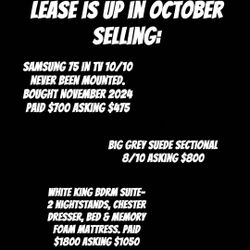 Slightly Used Furniture. 