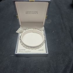White Saphire Tennis Bracelet
