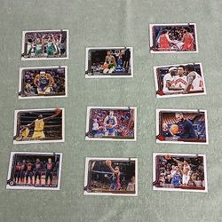 Lot Of 11 2025-26 Topps Basketball Cards 