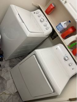 GE washer and dryer