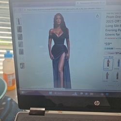 Off Shoulder Mermaid Black Ball Gown / From/ Wedding Dress