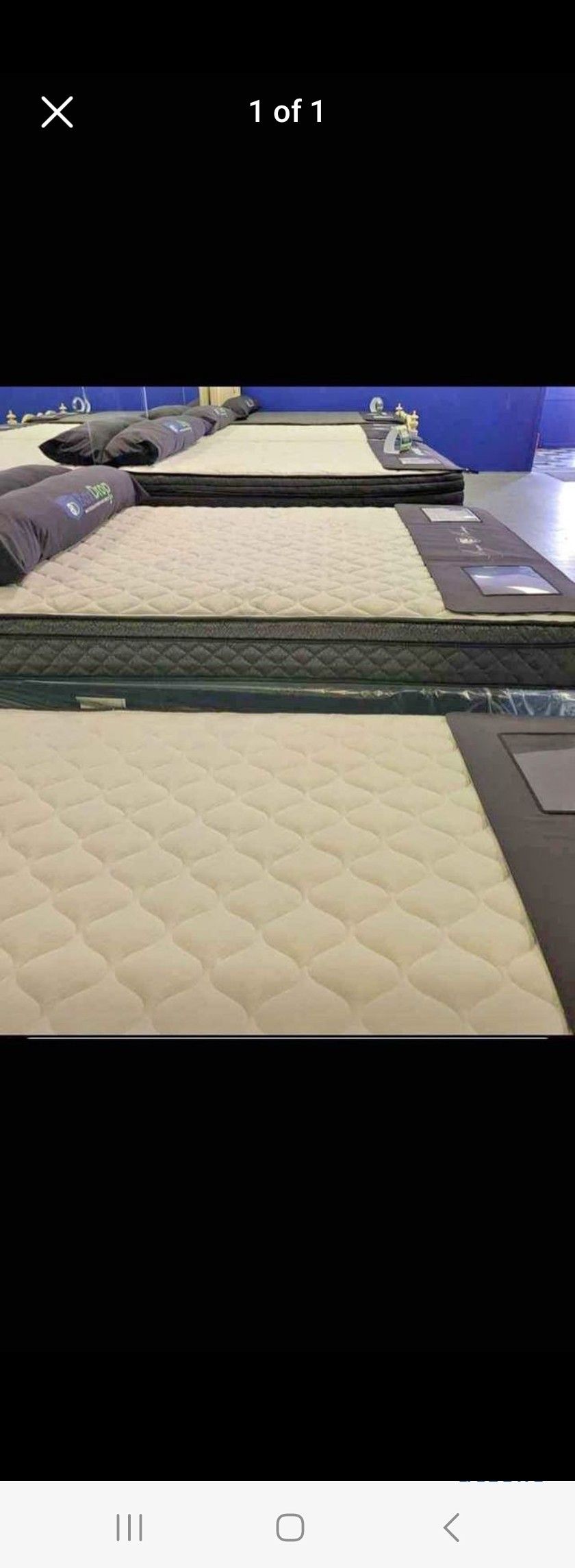 Queen bed pillow top can deliver new