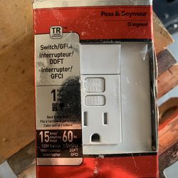 Electric Switch/GFI 15Amp