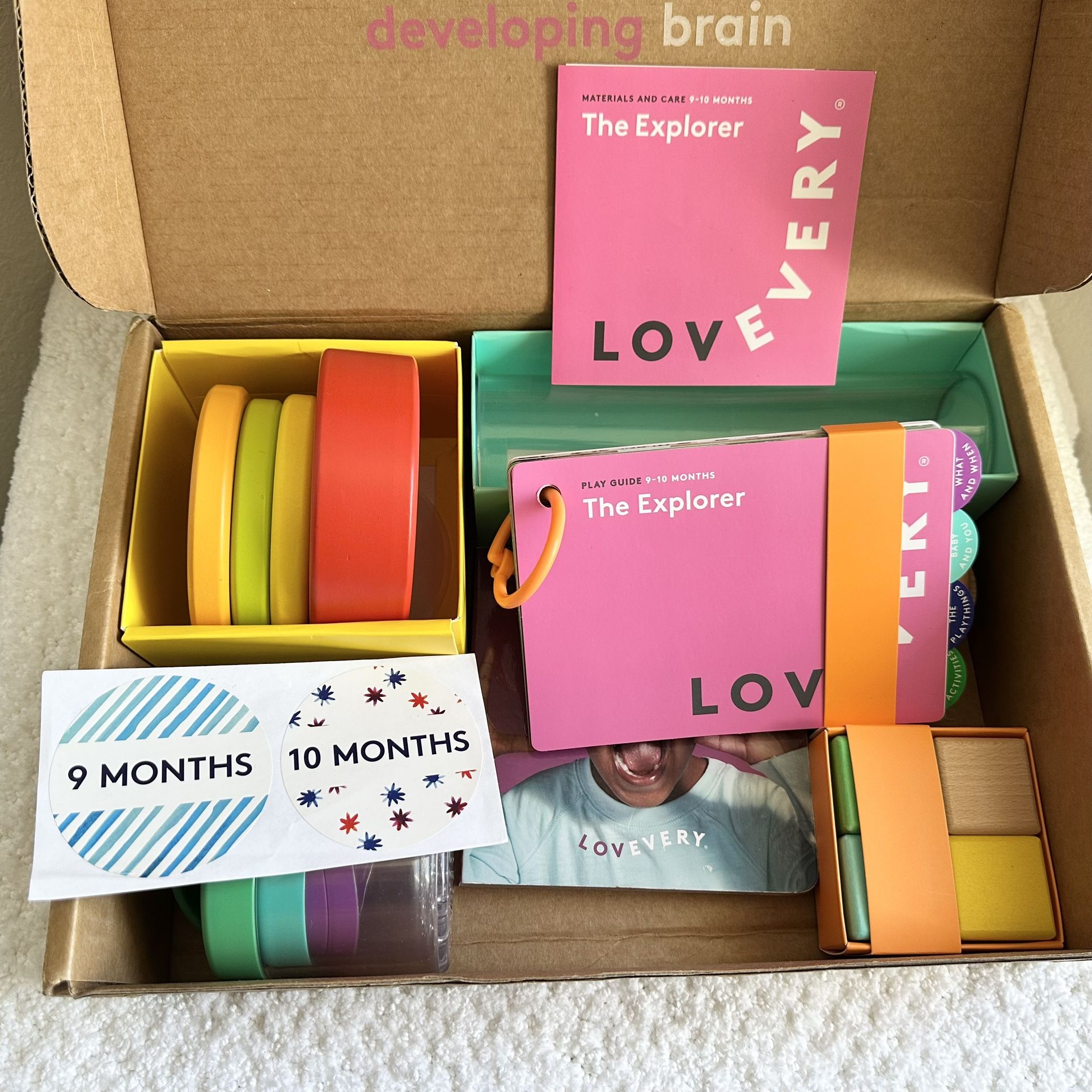 LOVEVERY Explorer Play Kit Toys | 9-10 months