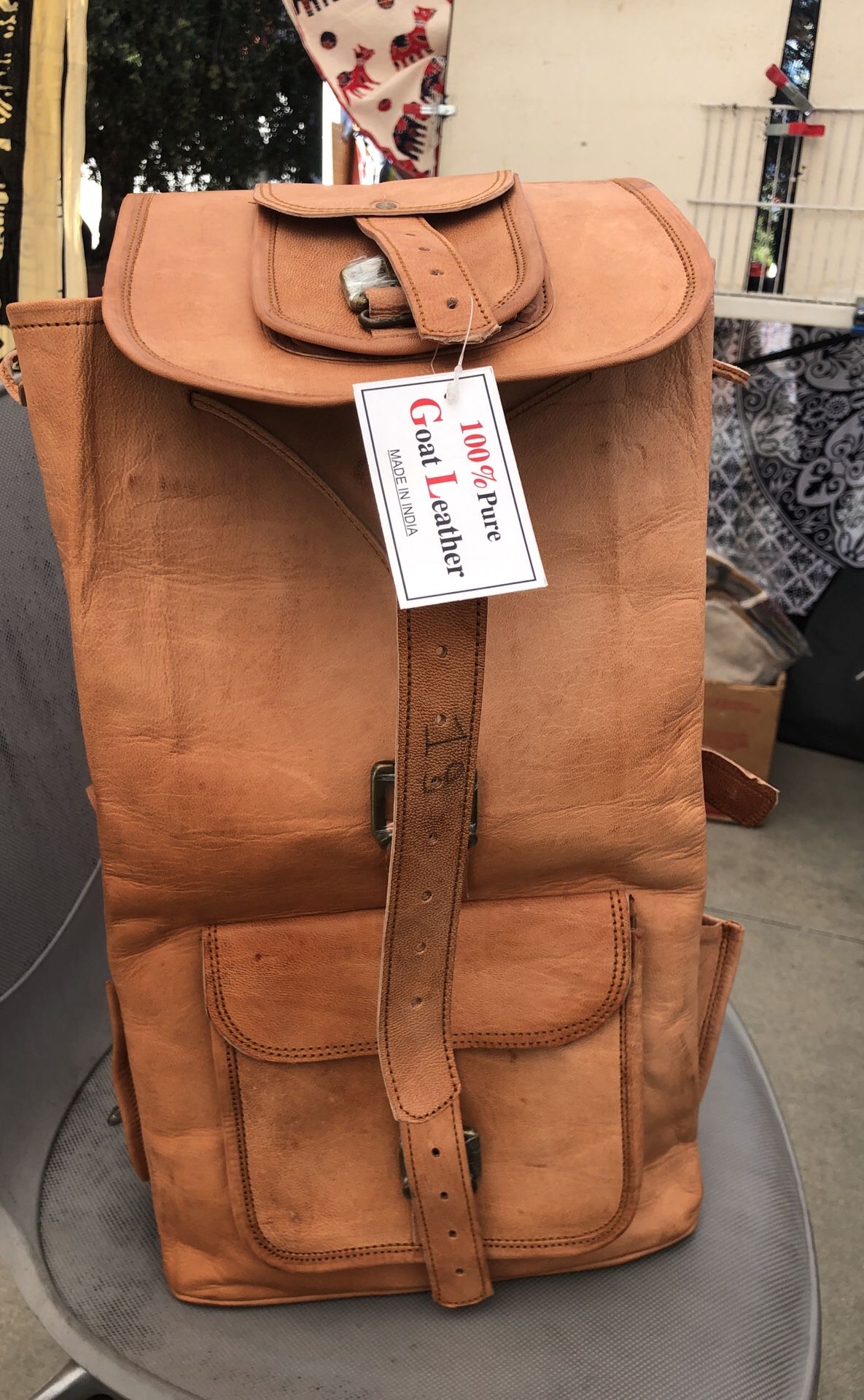 Leather Backpack