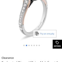 Maleficent Themed Engagement Ring