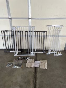3  sets of child/ dog safety doorway safety gates