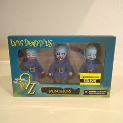 MEZCO TOYS Living Dead Dolls THE LOST IN OZ Munchkins ENTERTAINMENT EARTH EXCLUSIVE NIB
