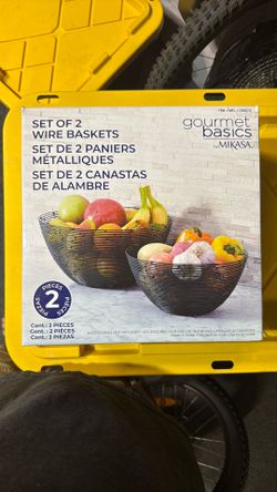 Kitchen Wire Basket Set From Mikasa