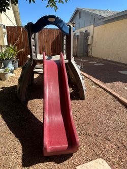 Little tikes double slide playground