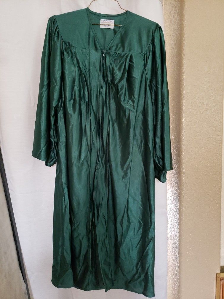 Graduation Gown Green Size 48