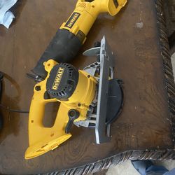 18v Sawzall And Circular Saw With 1 20v Adapter (no Battery Or Charger)