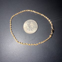 14k Rope Bracelet 