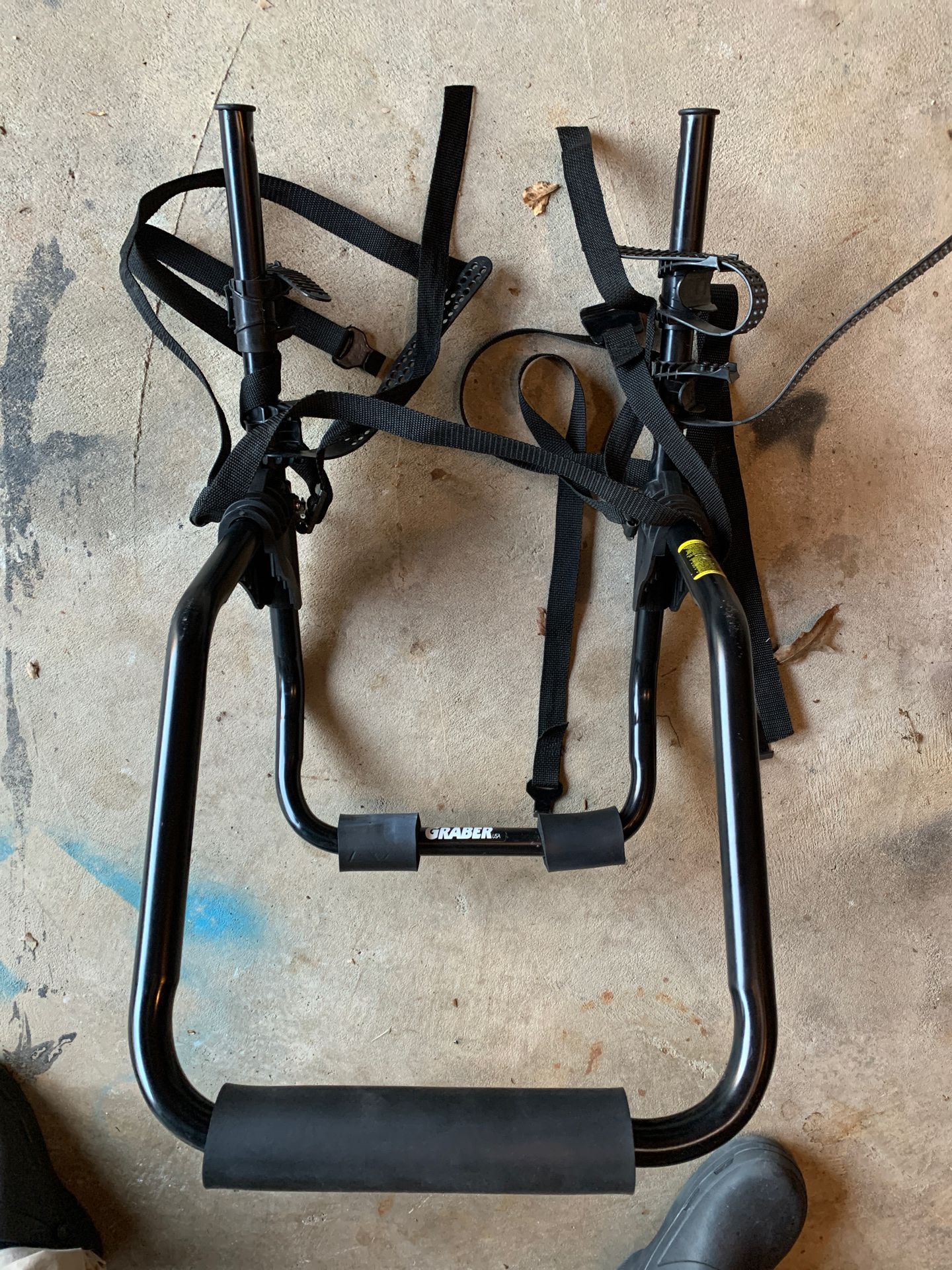 Graber two bike universal trunk mount bike rack