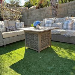 Brand New Patio Outdoor Furniture Set With Fire Pit