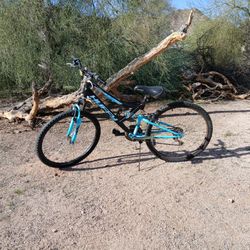 Huffy 26 Inch Womens Trail Runner Full Suspension Mountain Bike