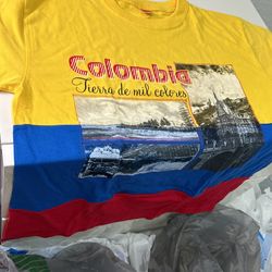 colombia tierra de mil colores shirt size L