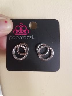Silver earrings