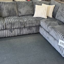 2 Pc Sectional Corduroy