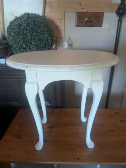 White side table