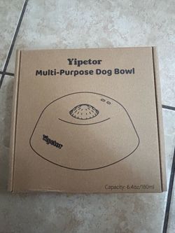 New Yipetor Blue Slow Feeder Dog Bowl