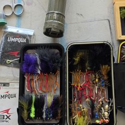 Fly fishing lot