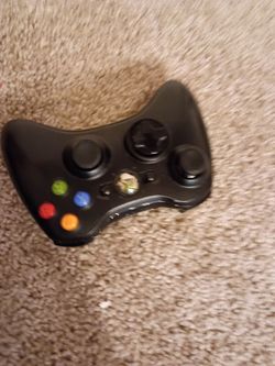 Microsoft Xbox 360 Black Wireless Controller