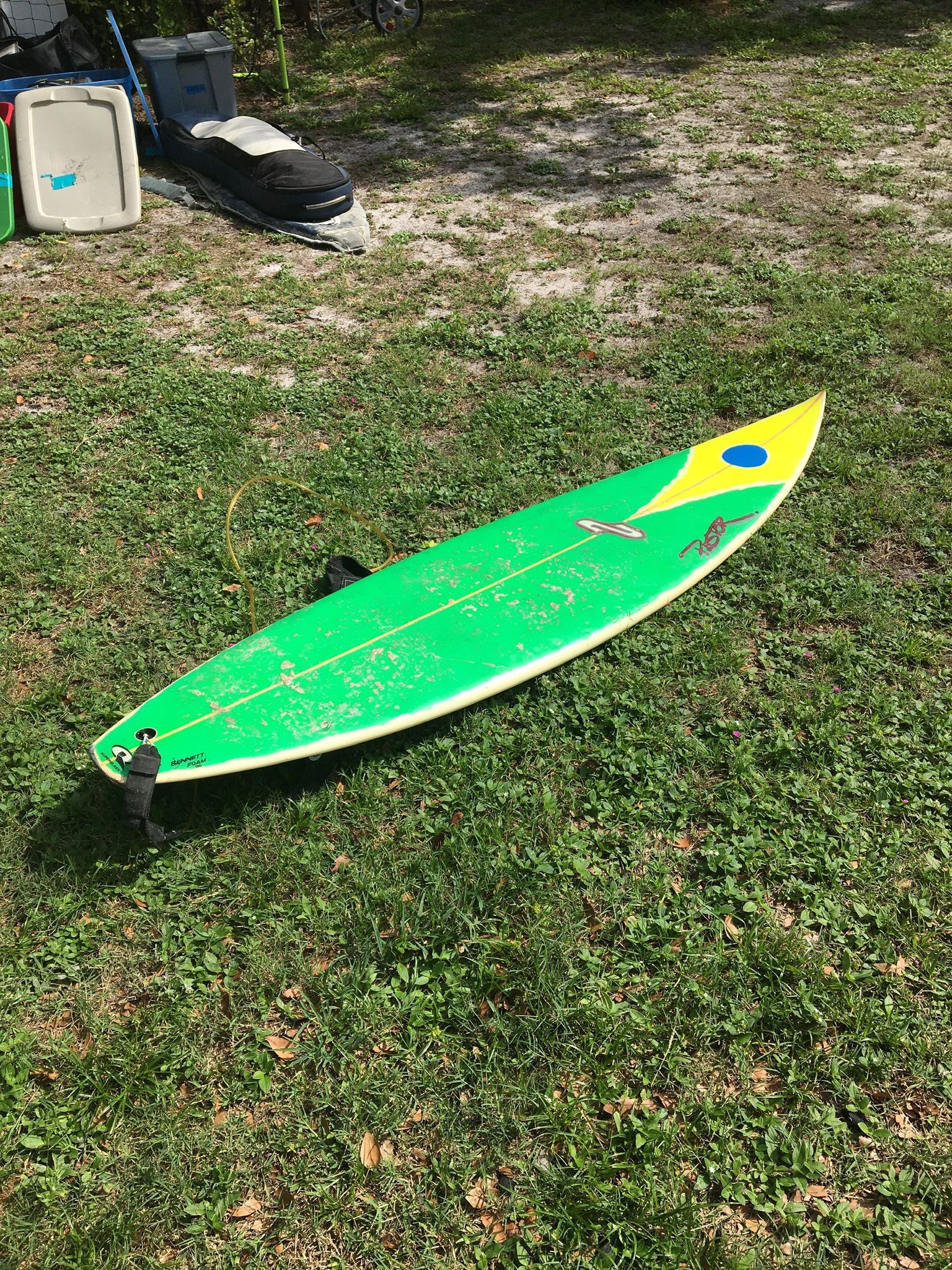 Surfboard 6’7” Surf By Pastor Original Brazil Flag Design