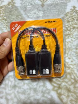 4K CCTV Camera Video Balun Pair AP MVB-4KC New Sealed