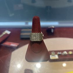 Cluster Ring 10k 9.8 Grms Size 10