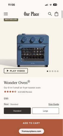 Our Place Wonder Oven 6-in-1 Air Fryer Toaster Oven