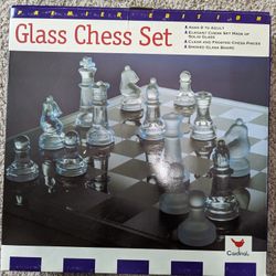 Glass Chess Set - Brand New 