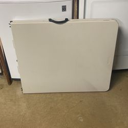 Lifetime Folding Table 6 Ft X  2 1/2 Ft